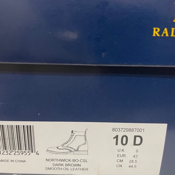 Polo Ralph Lauren boots size 10. - Picture 7 of 12